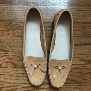 Cole Hann tan suede moc/loafer/mule